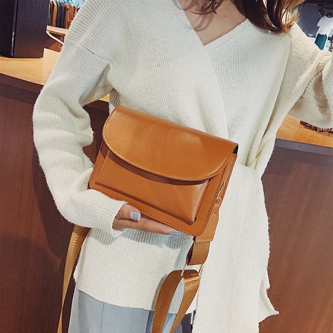 Túi da trơn pastel |Túi đeo chéo nữ 4