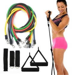 Dây cao su ngũ sắc tập gym 5 sợi Dây cao su ngũ sắc tập gym 5 sợi