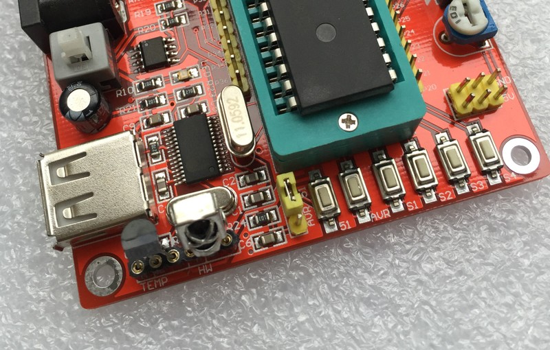 kit lập trình thực hành 8051 hỗ trợ AVR 5