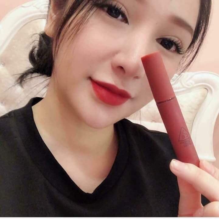 Hình ảnh Son kem siêu lì 3CE Daffodil đỏ đất
