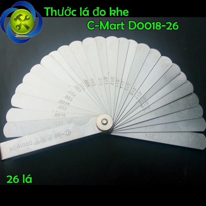 Thước lá đo khe C-Mart D0018-26 26 lá 1