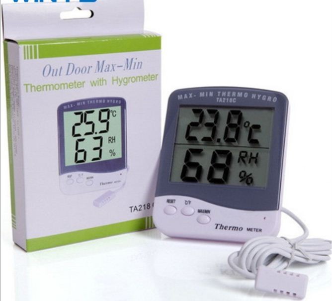 Đồng hồ đo nhiệt độ độ ẩm TA218C 2