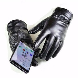 Găng Tay Da Cảm Ứng Vân Tay Nam Nữ Găng Tay Da Cảm Ứng Vân Tay Nam Nữ