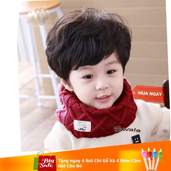 Khăn len choàng cổ cho bé trai và bé gái từ 2 đến 8 tuổi