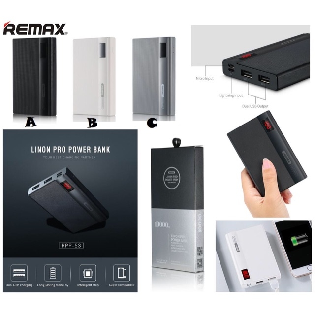 Hình ảnh Pin Dự Phòng Remax 10000mAh RPP-53