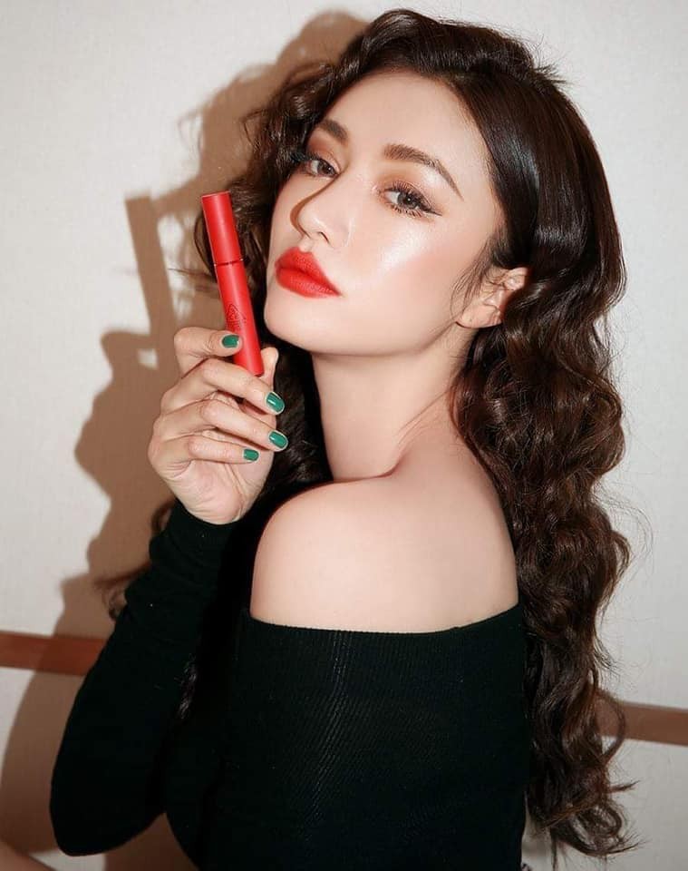 Hình ảnh Son kem 3CE Velvet Lip Tint ChildLike đỏ cam