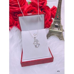 dây chuyền bạc nữ ý