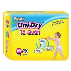 Tả Quần Siêu Thấm Unidry Size M60 - L54 - XL48 Miếng Tả Quần Siêu Thấm Unidry Size M60 - L54 - XL48 Miếng