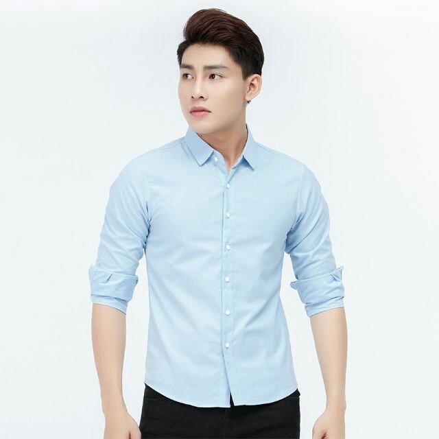 Áo sơ mi nam trơn nhiều màu - PTASMN09