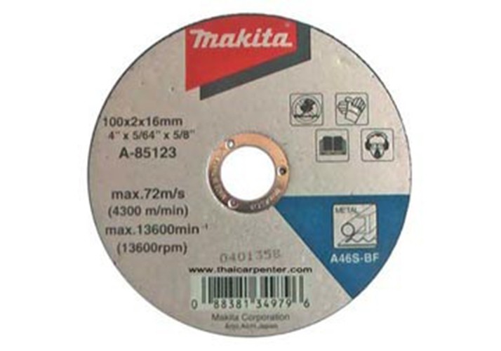 Hình ảnh 100 x 2 x 16mm Đá cắt Makita A-85123