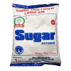 Đường cát trắng cao cấp Long An bịch 1kg Việt Nam