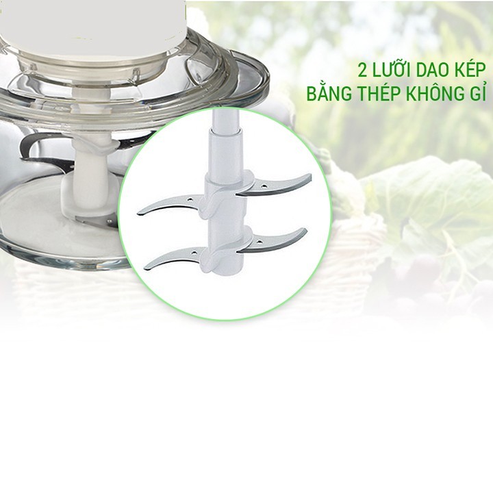 Máy xay thịt đa năng lucky house - cối xay thịt - xay cua 4