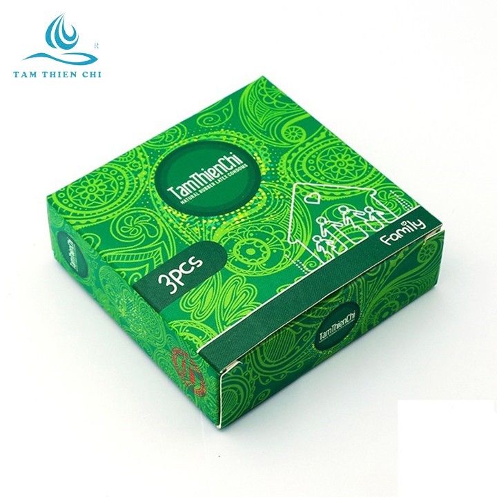 Bao cao su Tâm Thiện Chí Family mỏng trơn hộp 3 chiếc