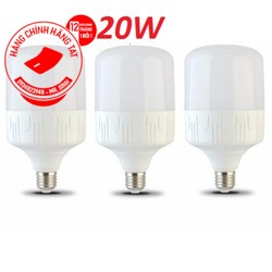 Bộ 3 bóng đèn Led 20W cao cấp ánh sáng trắng