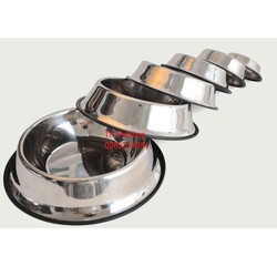 BÁT ĂN CHO CHÓ MÈO - BÁT INOX CHỐNG TRƯỢT CHO CHÓ MÈO SIZE 30CM