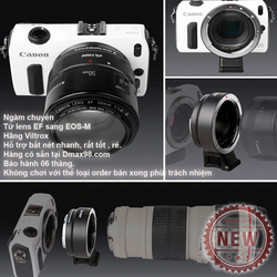 Ngàm chuyển viltrox cho máy ảnh CANON EOS-M chính hãng Viltrox – viltrox-eos