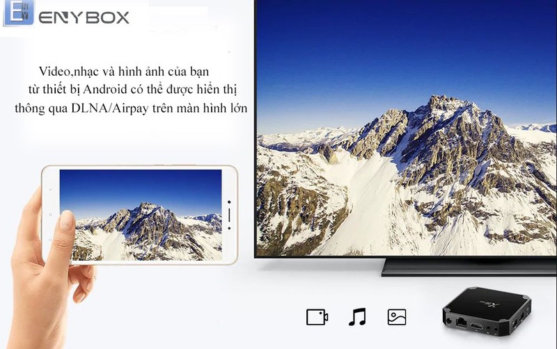 Android TV Box Enybox X96 Mini - Hỗ Trợ Ram 2GB, Rom 16GB, Android 7.1.2 3