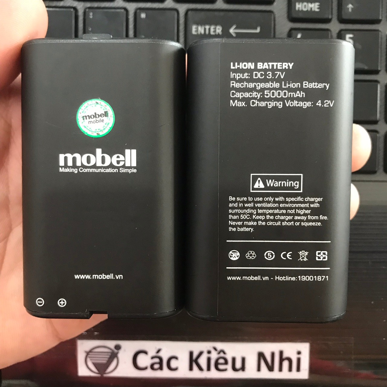 Pin mobell rock 2 5000mah