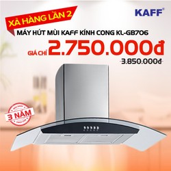 Máy hút mùi bếp kính cong KAFF KF-GB706