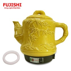 Ấm sắc thuốc điện gốm bát tràng Fujishi 3.2 lít HK-33G – Vàng Gold – HK-33G – Vàng Gold
