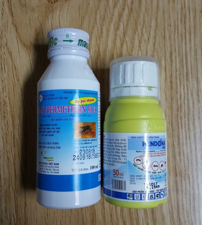 Bộ sản phẩm thuốc diệt muỗi và diệt côn trùng Fendona 10 sc và map permethrin 50 EC 2