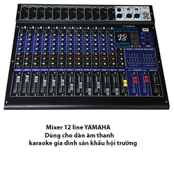 Bàn mixer 12 line echo full digital cho dàn âm thanh