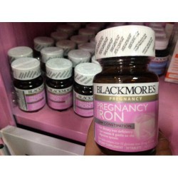 Viên Sắt Cho Bà Bầu Blackmores Pregnancy Iron Blackmores