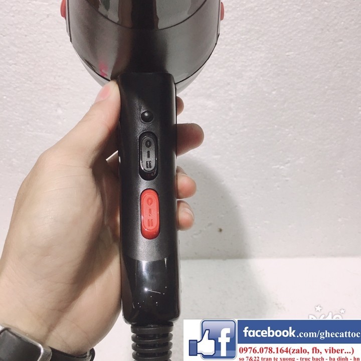 Máy sấy tóc cao cấp AONIKASI 8868 + 3 kẹp vịt 4