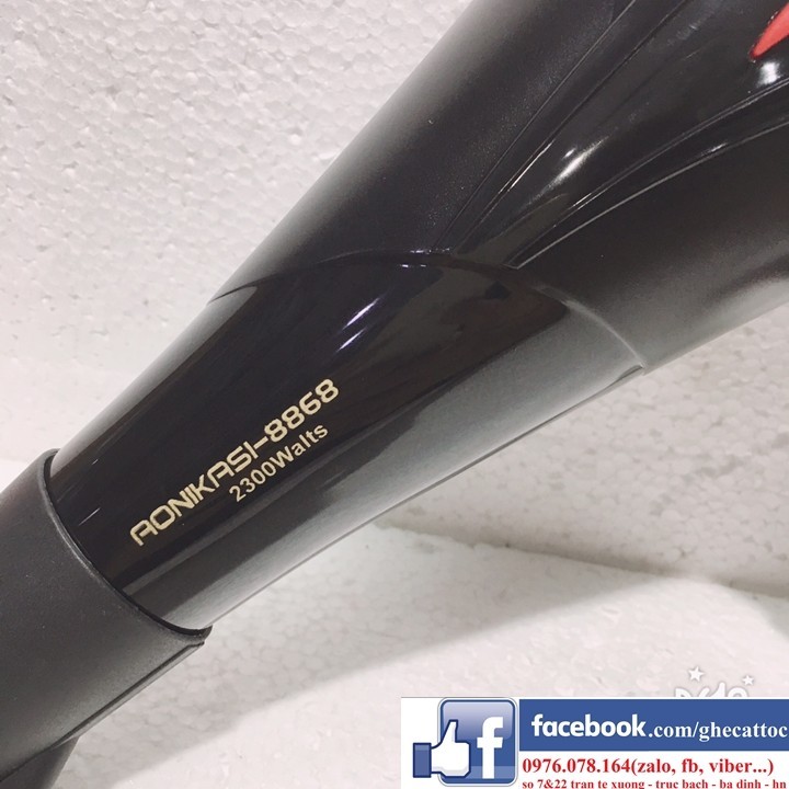 Máy sấy tóc cao cấp AONIKASI 8868 + 3 kẹp vịt 9