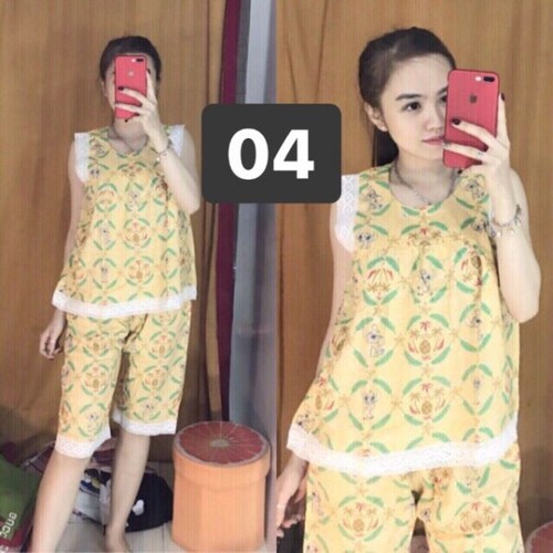 Đồ bộ lanh lửng Hàn Quốc_chất đẹp