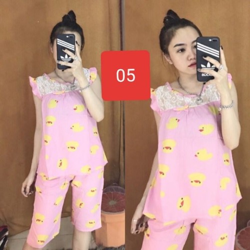 Đồ bộ lanh lửng Hàn Quốc_chất đẹp