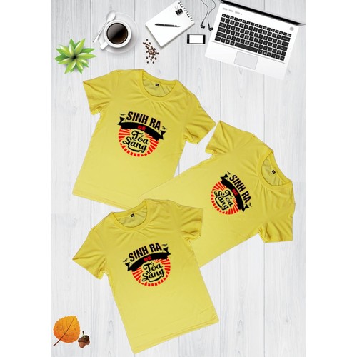 SET 3 ÁO THUN GIA ĐÌNH,ĐỐNG PHỤC,ÁO LỚP,ÁO NHÓM - XƯỞNG ÁO HẠNH PHÚC