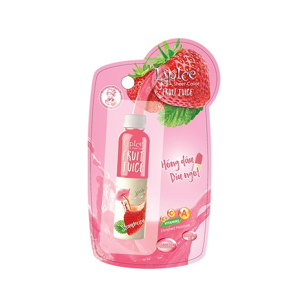 Son LipIce Sheer Color Fruit Juice hồng dâu dịu ngọt 1