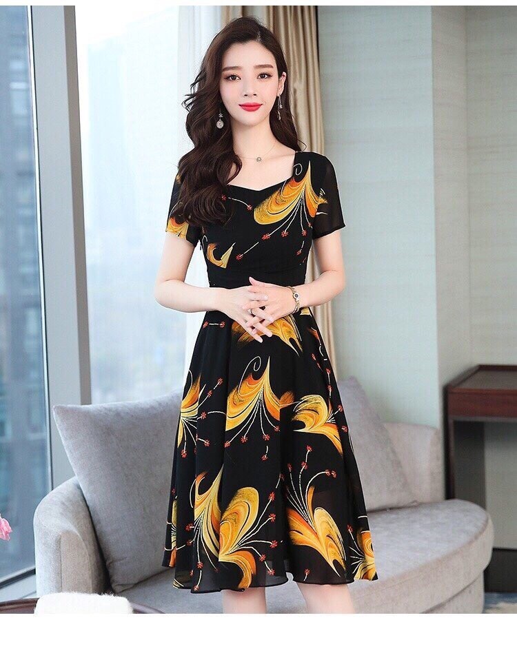 ĐẦM VOAN HOẠ TIẾT HÀNG NHẬP - TN 1953 5
