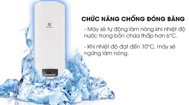 Vỏ chống thấm nước chuẩn IPX4 - Bình nước nóng Electrolux EWS502DX-DWE 50 lít