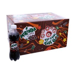 Thùng 24 chai nước ngọt Mirinda hương xá xị 390ml