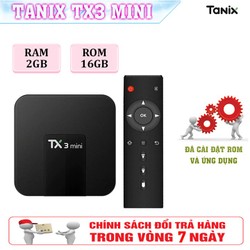 Android Tivi Box Tanix TX3 Mini - Ram 2GB, Rom ATV, Android 8.0 - Đen