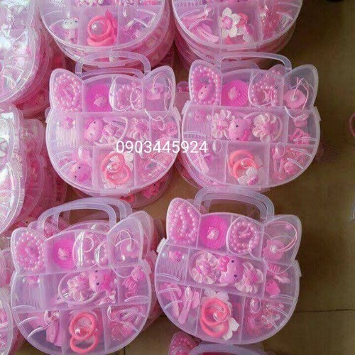 BỘ BUỘC TÓC HELLO KITTY CHO BÉ