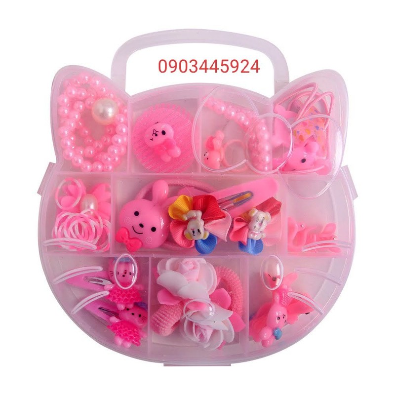 BỘ BUỘC TÓC HELLO KITTY CHO BÉ