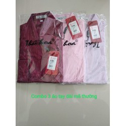 Combo 3 áo sơ nữ Thái Hòa mã thường -chọn mẫu và size tùy ý Combo 3 áo sơ nữ Thái Hòa mã thường -chọn mẫu và size tùy ý