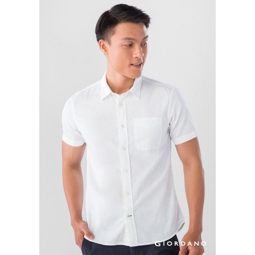 6327627 , 16436844 , 15_16436844 , 890000 , Ao-So-Mi-Nam-Tay-Ngan-Giordano-Linen-Shirts-Mau-Trang-15_16436844 , sendo.vn , Áo Sơ Mi Nam Tay Ngắn Giordano Linen Shirts Màu Trắng Áo Sơ Mi Nam Tay Ngắn Giordano Linen Shirts Màu Trắng