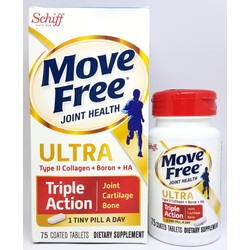 Schiff Move Free Ultra - Viên uống hỗ trợ điều trị bệnh xương khớp, chống loãng xương, 30 viên