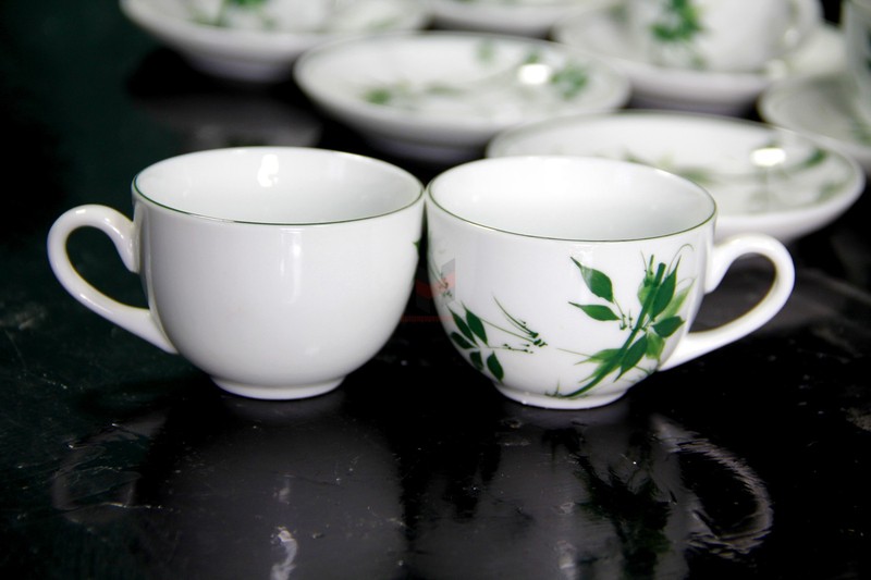 THƯỞNG TRÀ NGON Với Bộ Ấm Chén Bát Trằng Hoa Nhài Vẽ Trúc, Bộ Ấm Pha Trà Đẹp, Bộ Chén Trà, Ấm Chén Bát Tràng, Bộ Tách