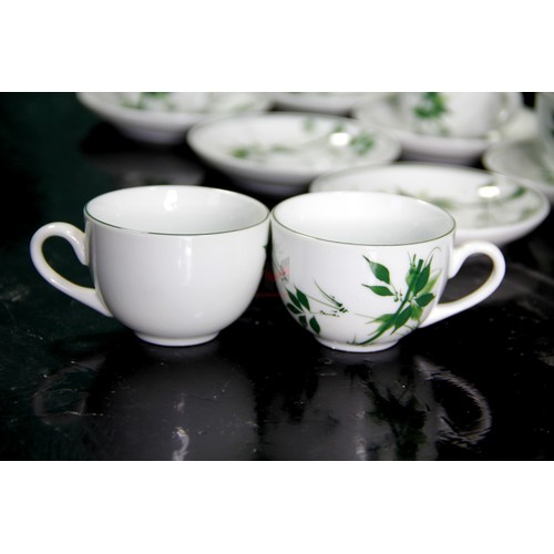 THƯỞNG TRÀ NGON Với Bộ Ấm Chén Bát Trằng Hoa Nhài Vẽ Trúc, Bộ Ấm Pha Trà Đẹp, Bộ Chén Trà, Ấm Chén Bát Tràng, Bộ Tách