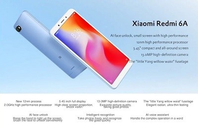 Điện thoại Xiaom Redmi 6A Điện thoại Xiaom Redmi 6A
