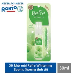 Xịt Khử Mùi Hương Tinh Tế Refre Whitening Sophis 30ml