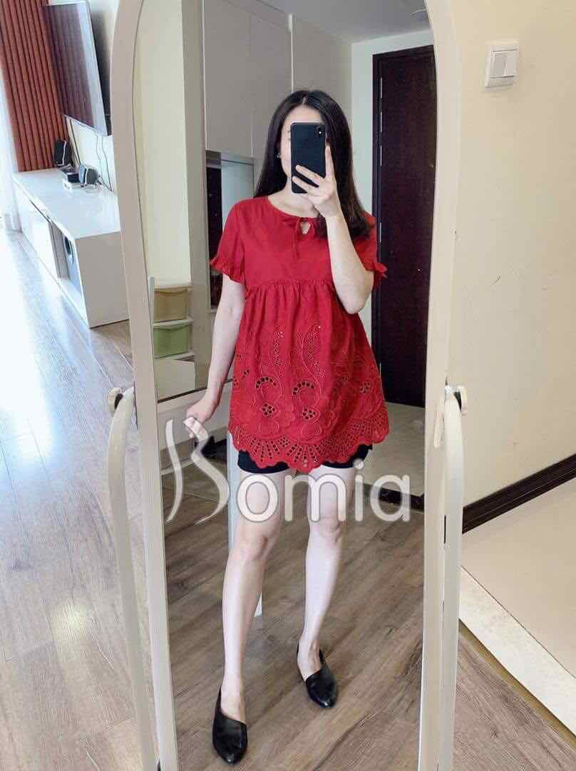 áo bầu thêu chất đẹp