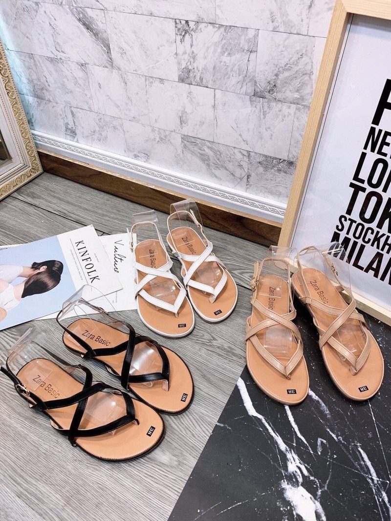 Giày sandal quai kẹp XY |Giày sandal nữ thời trang 2