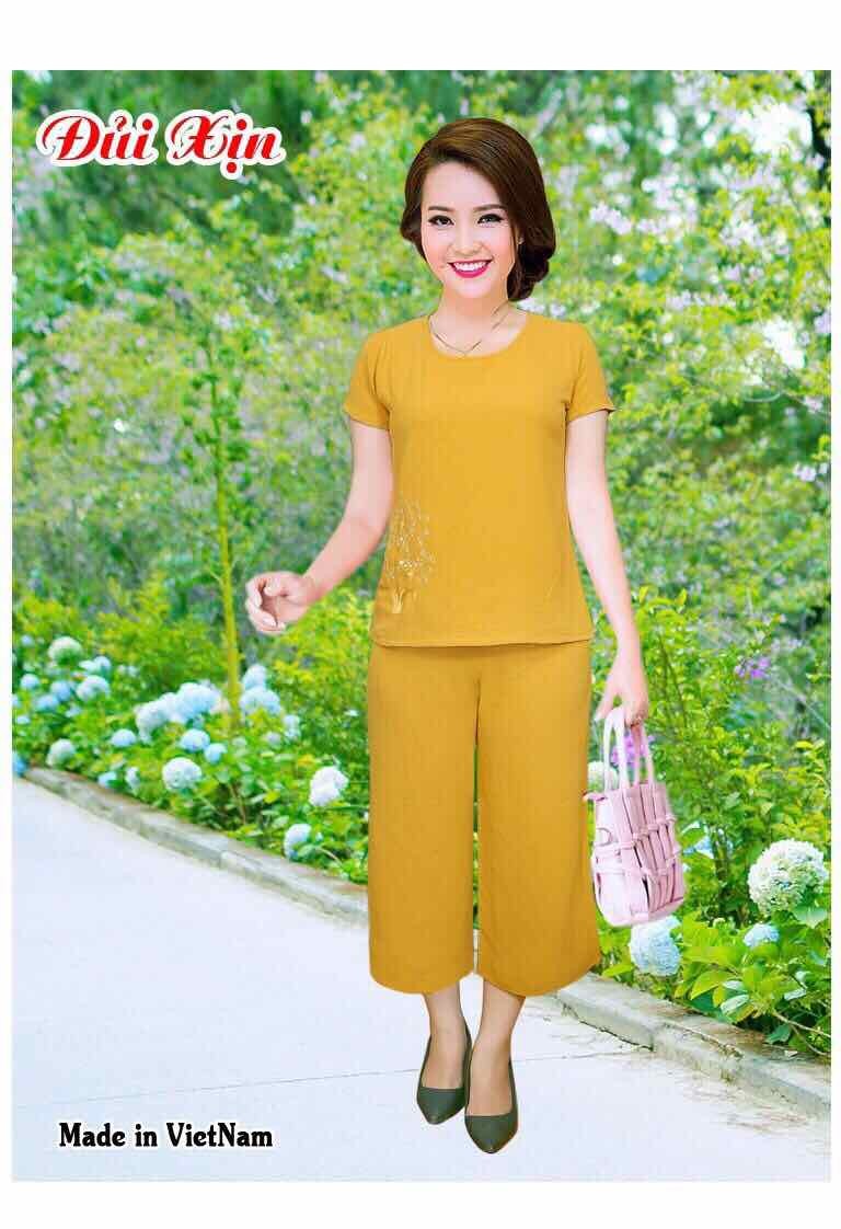 BỘ TRUNG NIÊN QUẦN LỠ VẢI ĐŨI HÀNG CAO CẤP SIZE 50-70kg - trungnienduimaulungcaocap 2
