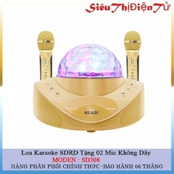 Loa kèm mic hát karaoke SD308